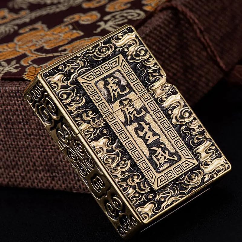 Amazon.com: ZORRO 21HK Brass Kerosene Lighter, Five-Sided Tiger