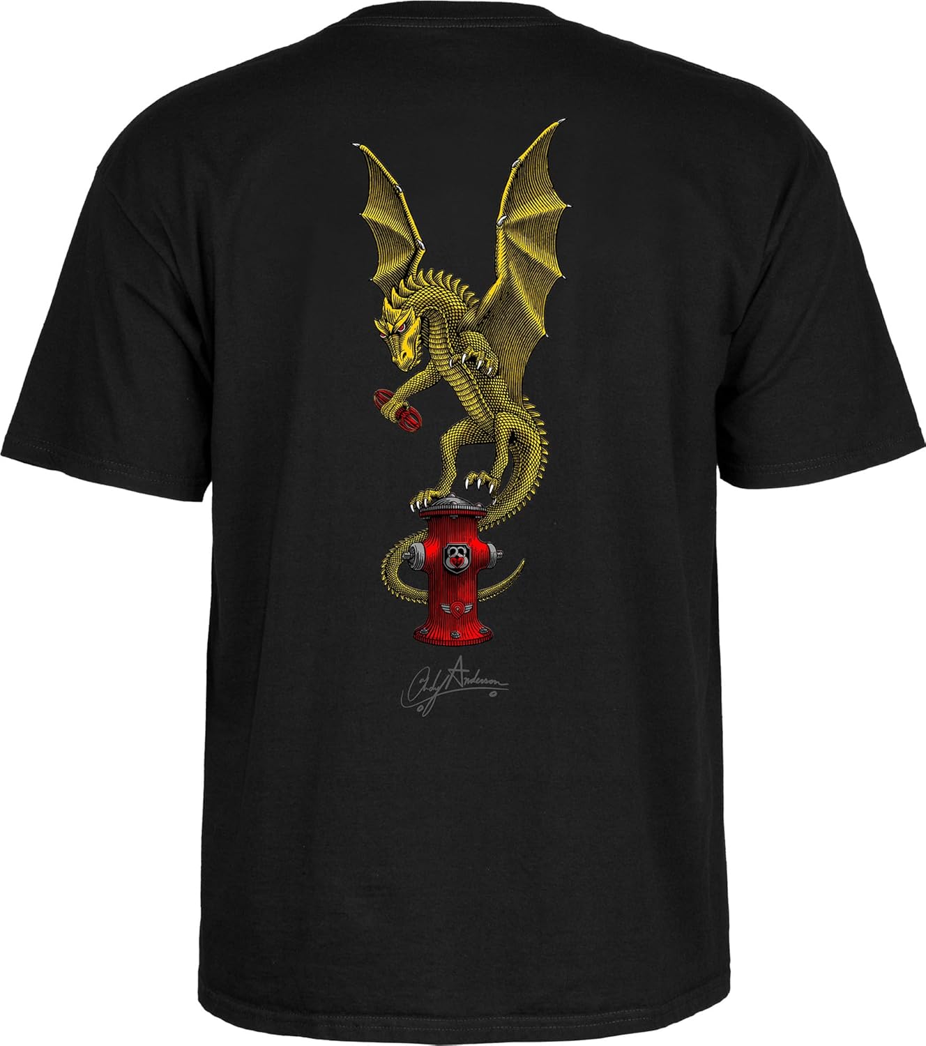 Powell Peralta Andy Anderson Vajra T-Shirts - Image 2
