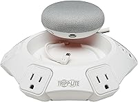 Vista 46 de Tripp Lite TLP66USB - Torre protectora de sobretensiones con puertos USB, 1200 julios, 5 tomas, 3 puertos USB, cable de extensión trenzado