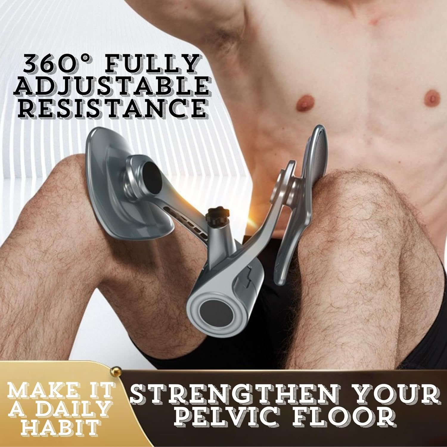 Thigh Master Hip Trainer Exercise Equipment, Thigh Workout Equipment, Pelvic Floor Trainer, Postpartum Rehabilitation, Versatile Kegel Exerciser, Trimmer Inner Thigh for Home Gym Weight Loss