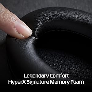 HyperX Cloud - Gaming Headset, Memory Foam Comfort, Noise-Cancelling mic, Durable Aluminum Frame.