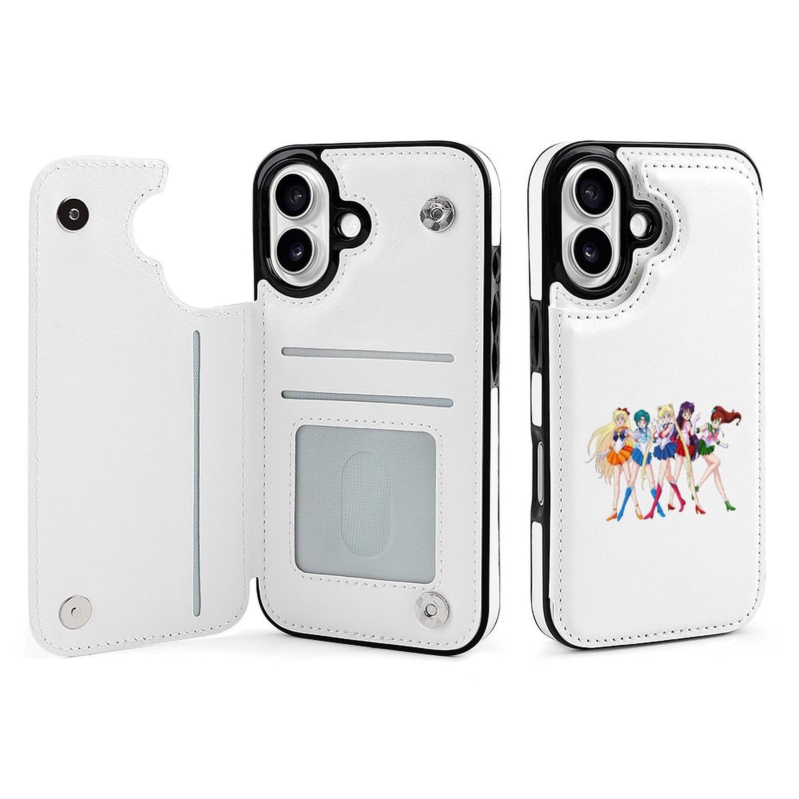 Amazon.co.jp: iPhone16ケース 手帳型 美少女戦士セーラームーン 
