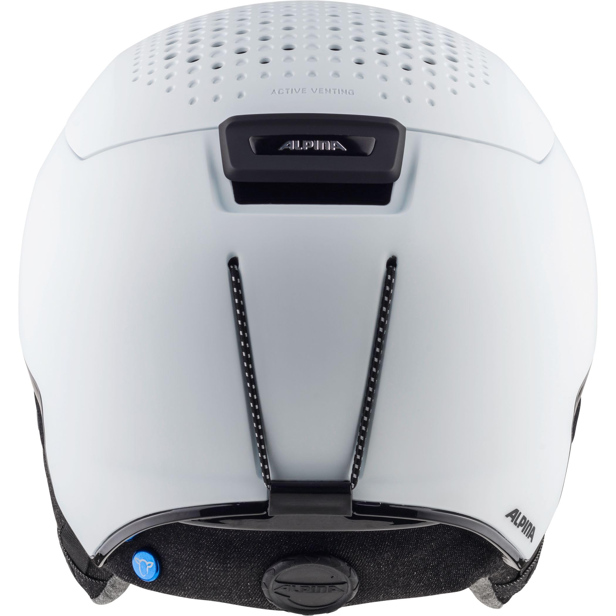 ALPINA Unisex - kask narciarski GEMS dla dorosłych, biały matowy, 55-59