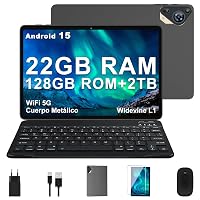 Tablet 10 Pollici Android 15 con Gemini AI, 22GB RAM+ 128GB ROM+2TB Esp.
