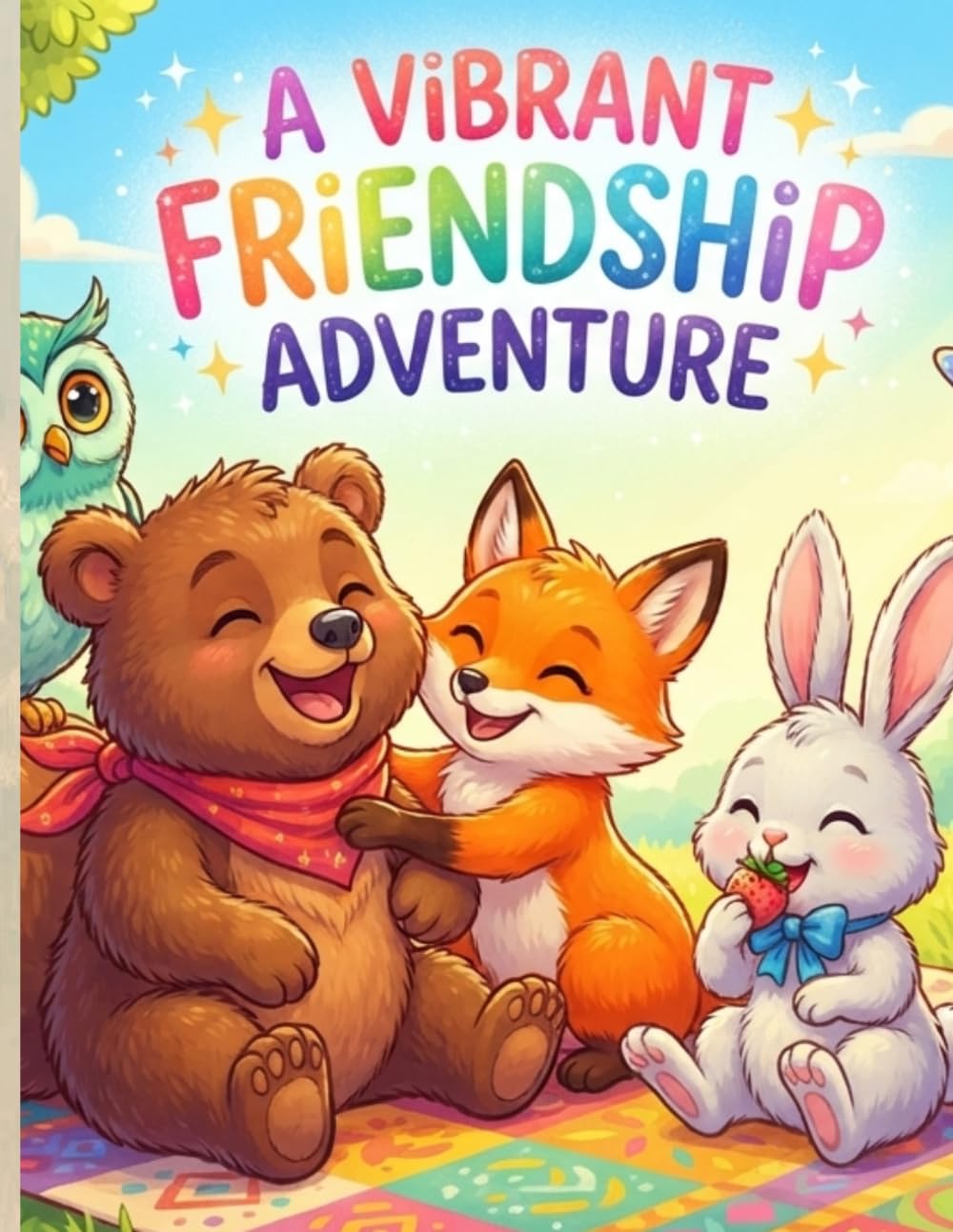 Cozy Friends Coloring Book: A vibrant friendship aventure