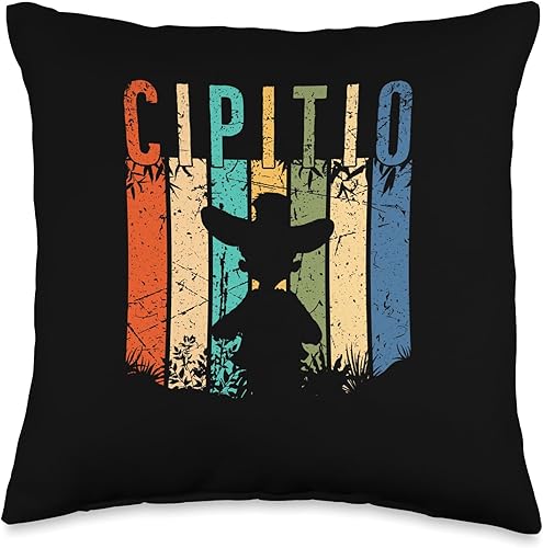 Descubre la Leyenda Salvadoreña Cipitío en el Bosque Throw Pillow, 16x16, Multicolor