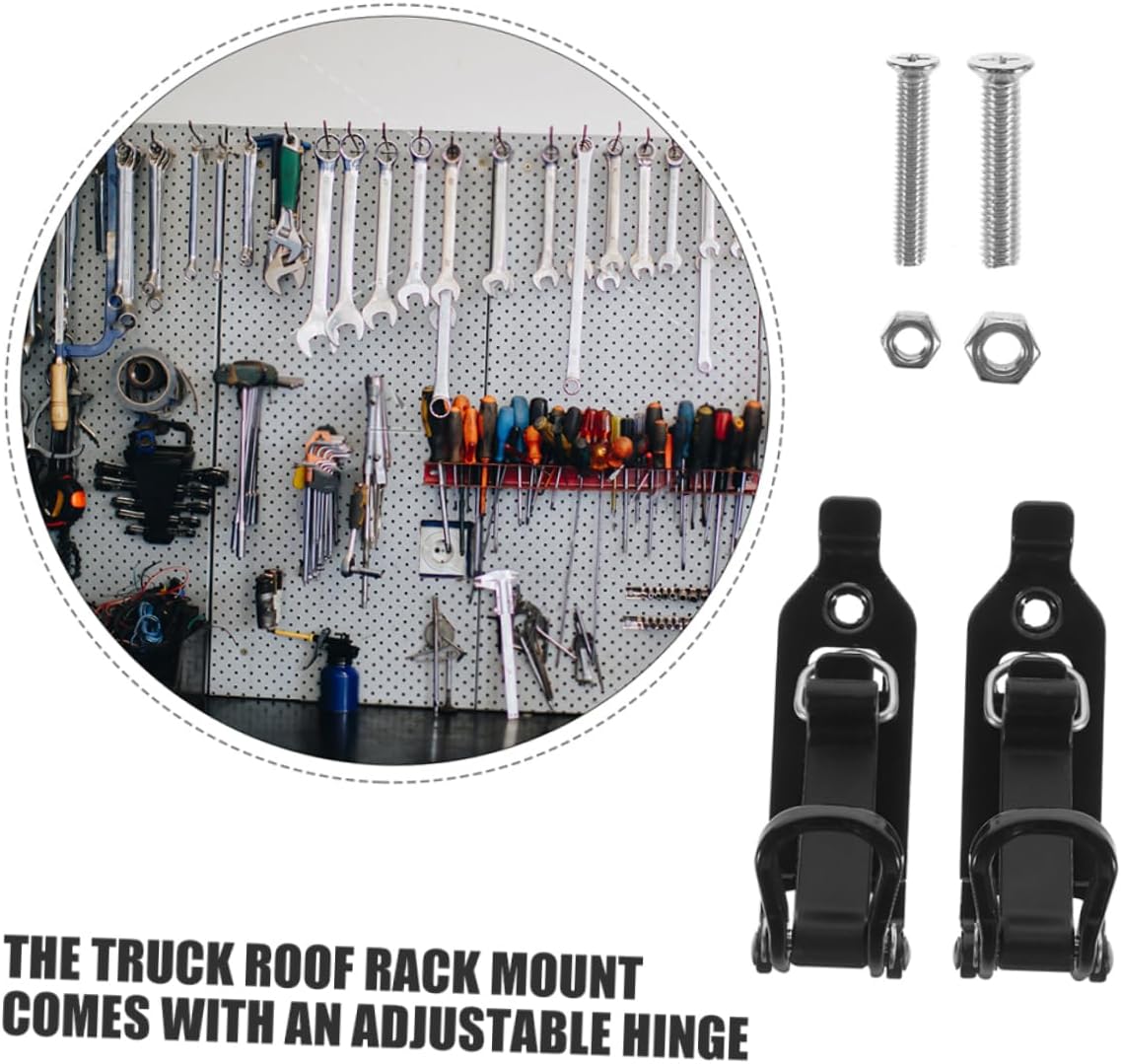 2Pairs Heavy Duty Roof Rack Shovel Mount Kit Durable Shovel Holders for Truck Car Accessories Reliable Tool Storage for Outdoor Use Versatile Garage Home