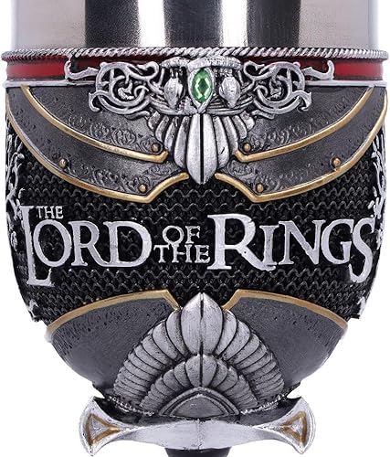 Miniatura 7 de Nemesis Now Copa de El Señor de los Anillos  Vaso temático pintado a mano, perfecto coleccionable para los fanáticos y entusiastas de LOTR, Rohan