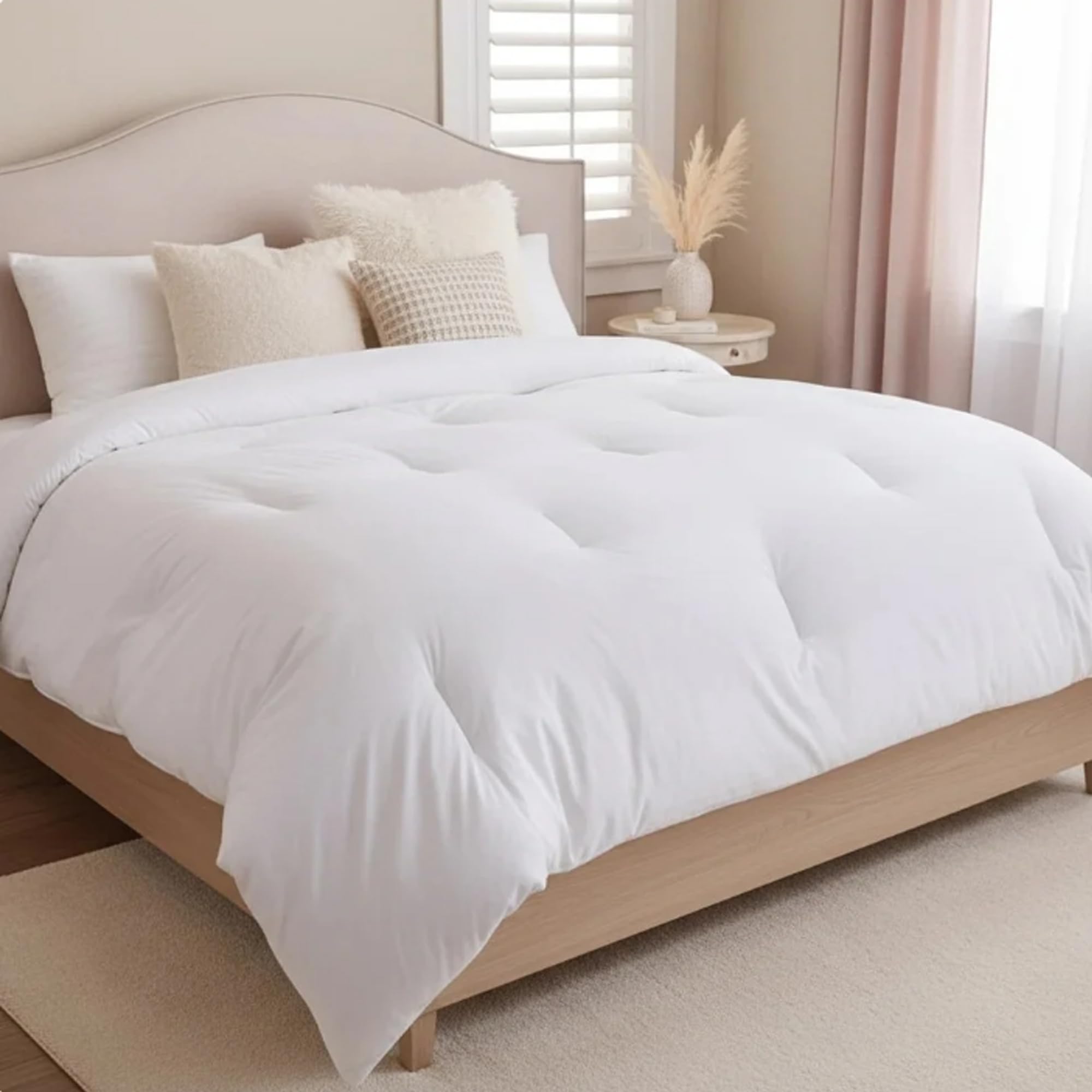 Lullor Marshmallow Comforter, Lullor Cloud Comforter,Year-Round，White：Small
