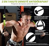 Set de benzi de antrenament tip TRX cu suspensie reglabilă flintronic, kit multifuncțional pentru antrenament cu propria greutate, pentru dezvoltarea masei musculare și arderea grăsimilor acasă 4