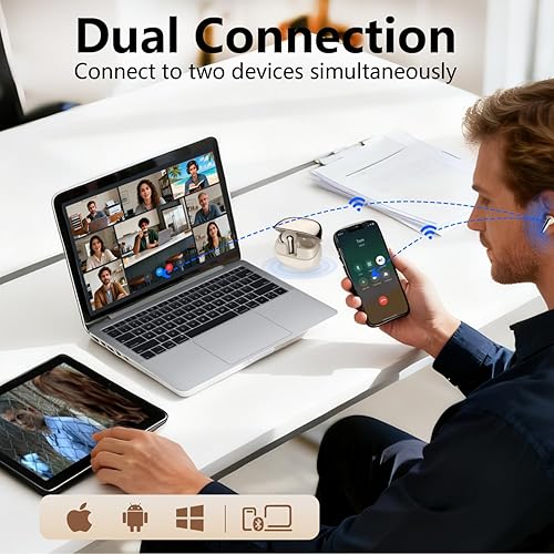 Miniatura 5 de Airdopes 141 Auriculares inalámbricos Bluetooth 5.4 con cancelación activa de ruido, tiempo de reproducción de 60 horas, llamada clara ENC, conexión