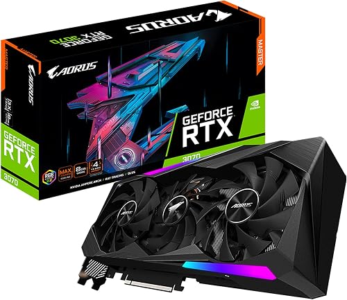 Gigabyte Carte Graphique AORUS GeForce RTX 3070 Master 8G…