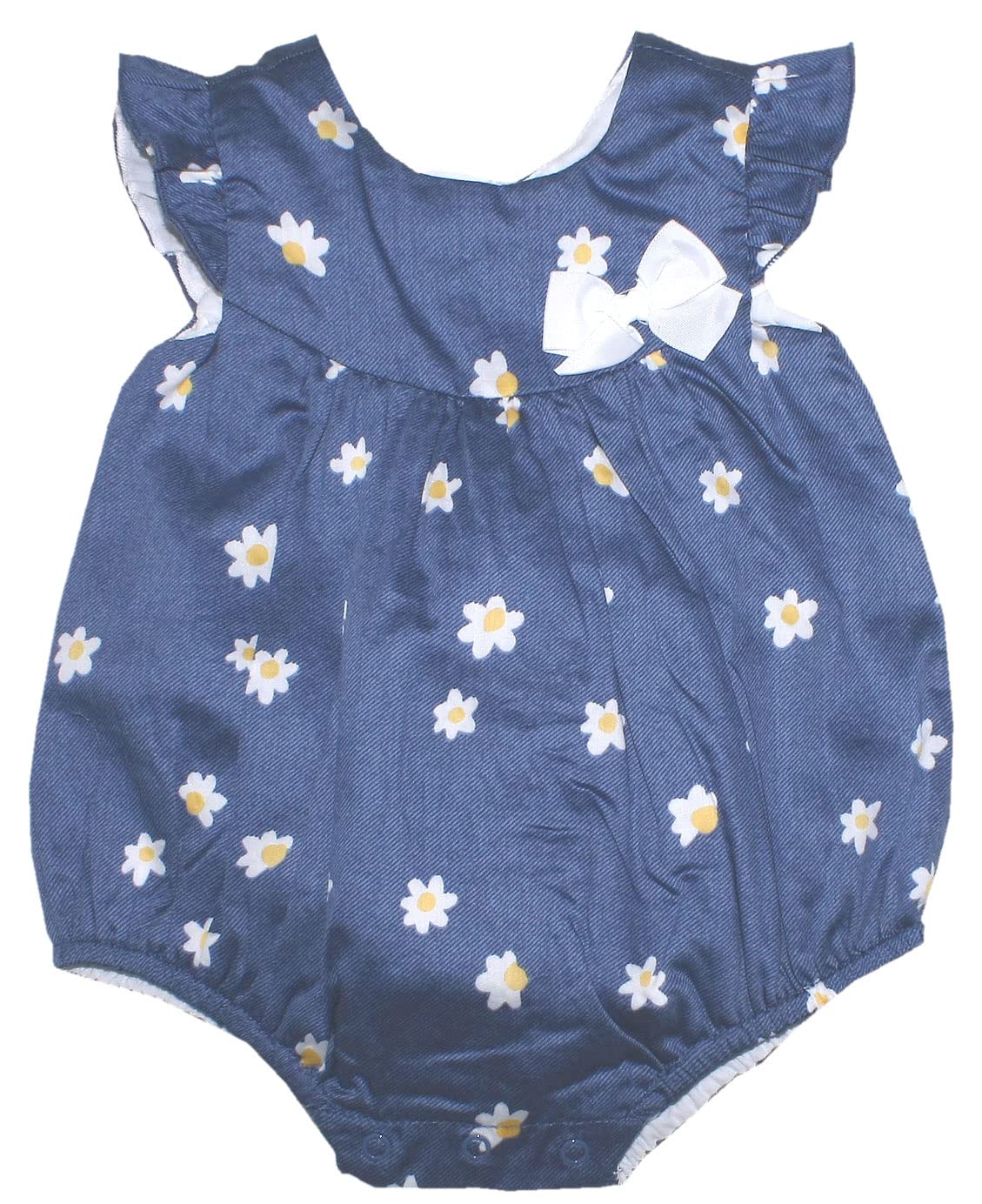 Mayoral Kurzer Strampler für Baby - Mädchen Indigo