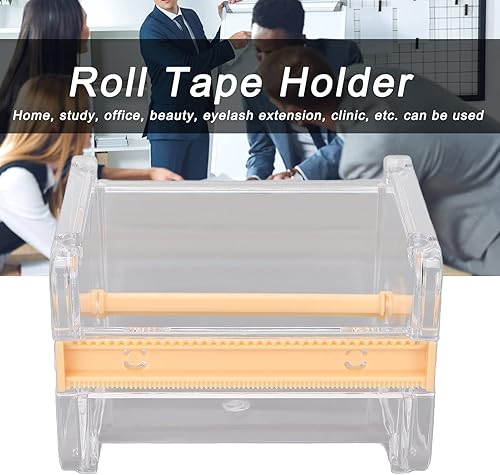 Miniatura 7 de Agatige Cortador de cinta adhesiva transparente visible para escritorio, dispensador de cinta Washi, soporte de cinta en rollo para oficina en casa