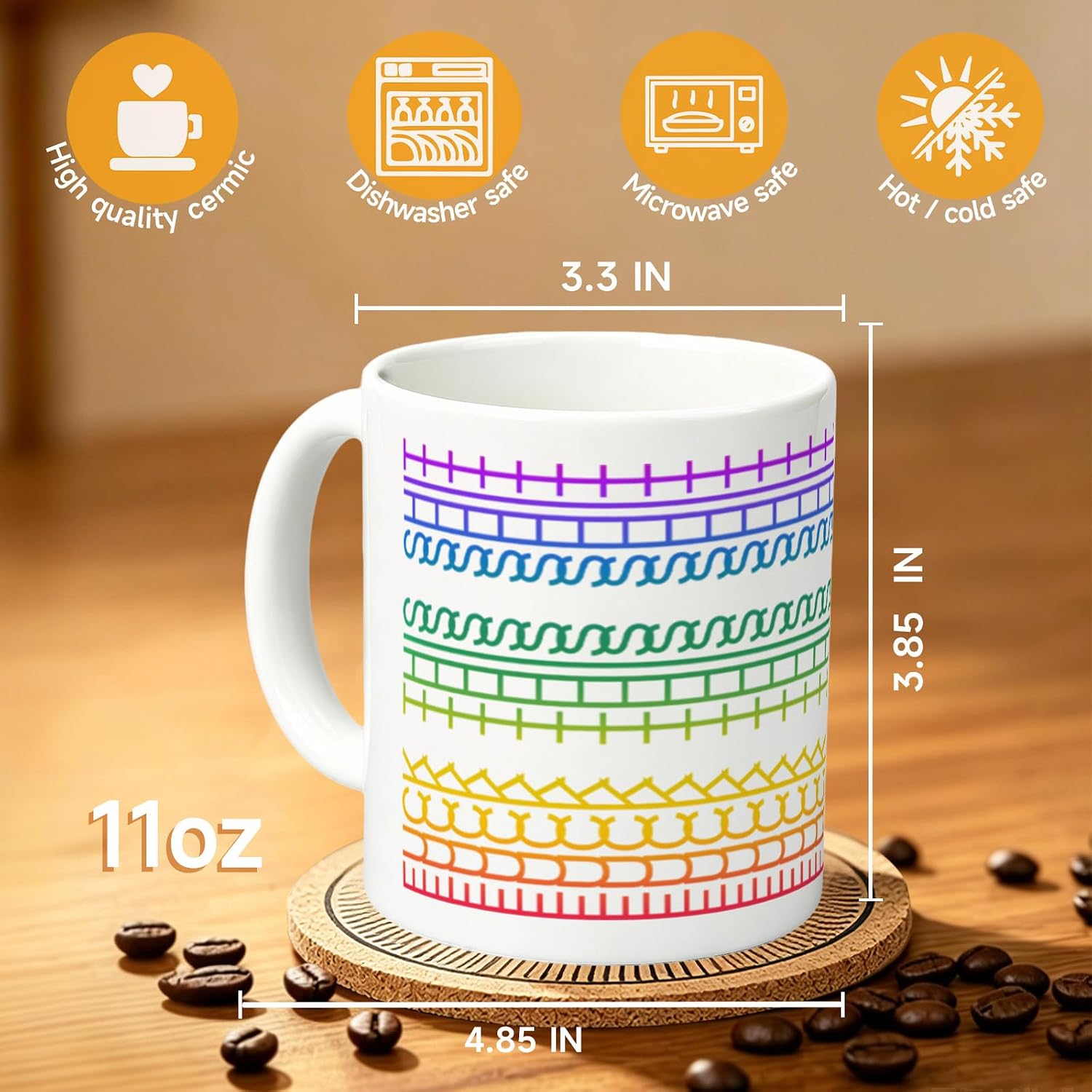 Fuck This Shit Mug,Funny Secret Hidden Message Fuck This Shit Coffee Cup
