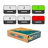 AVMATRIX TS3019-6 200 Meter Wireless Multi-Camera Tally System with 1x Tally Box and 6X Tally Lamps