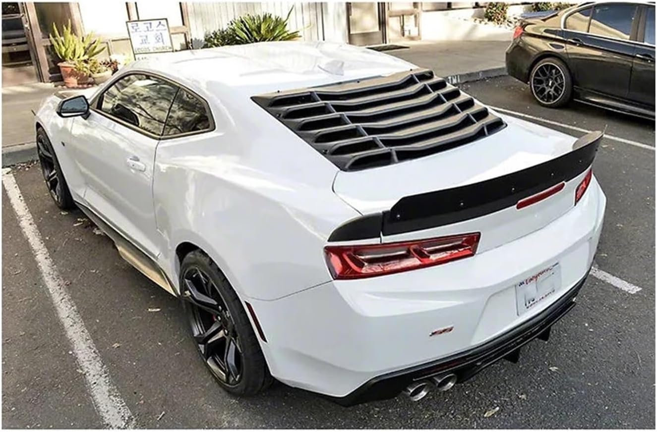 Auto Part Style Modern Rear Window Louver Compatible For Chevrolet Camaro 2016-2023