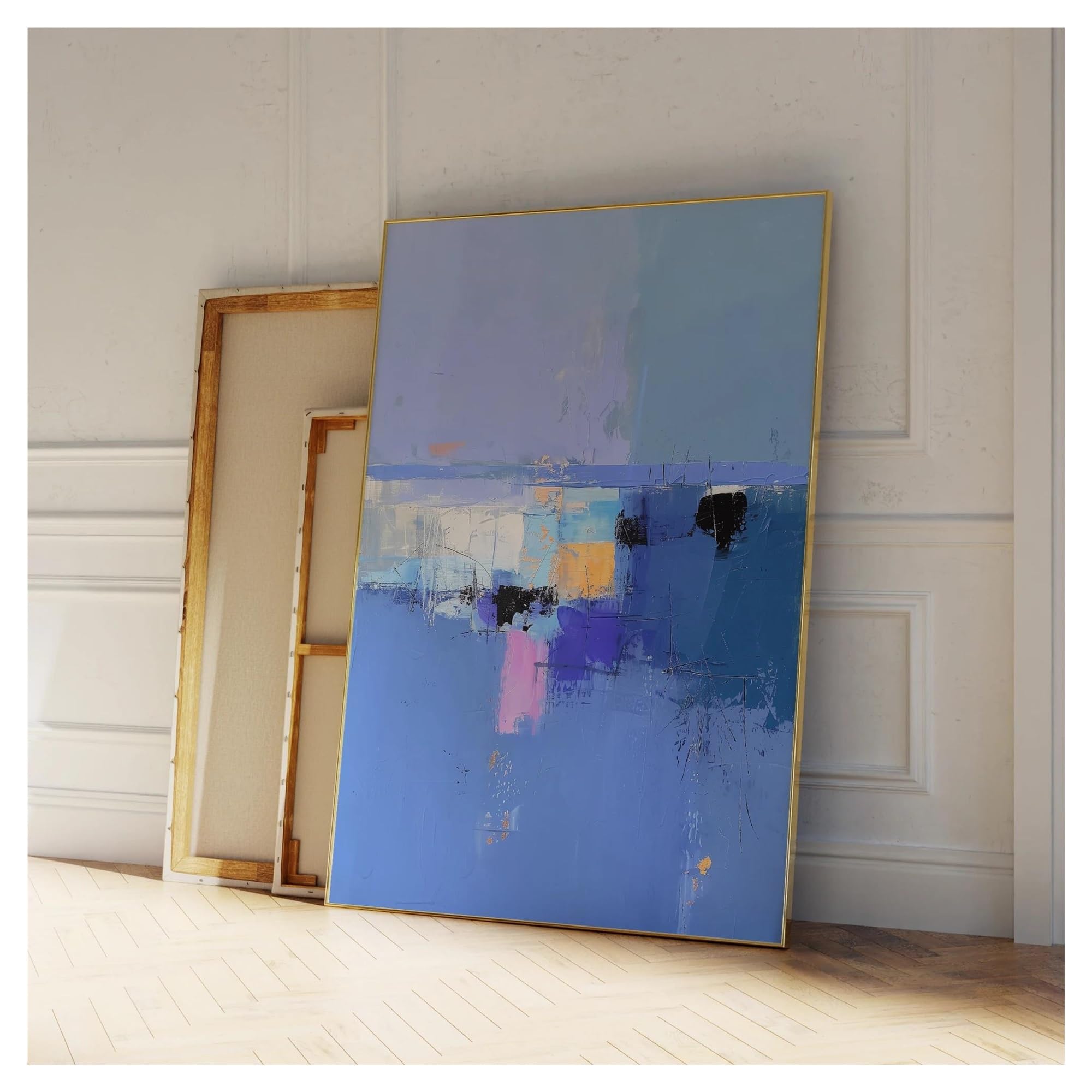 Peinture sur toile d'art abstraite moderne pour raviver un salon sans relief