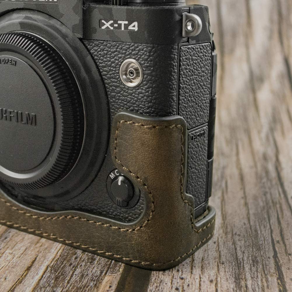 美品FUJI FILM X-T4 ボディ＋新品レザーケース＆新品ストラップ付 KAZA、FUJIFILM X-T4専用のレザーケース - デジカメ Watch