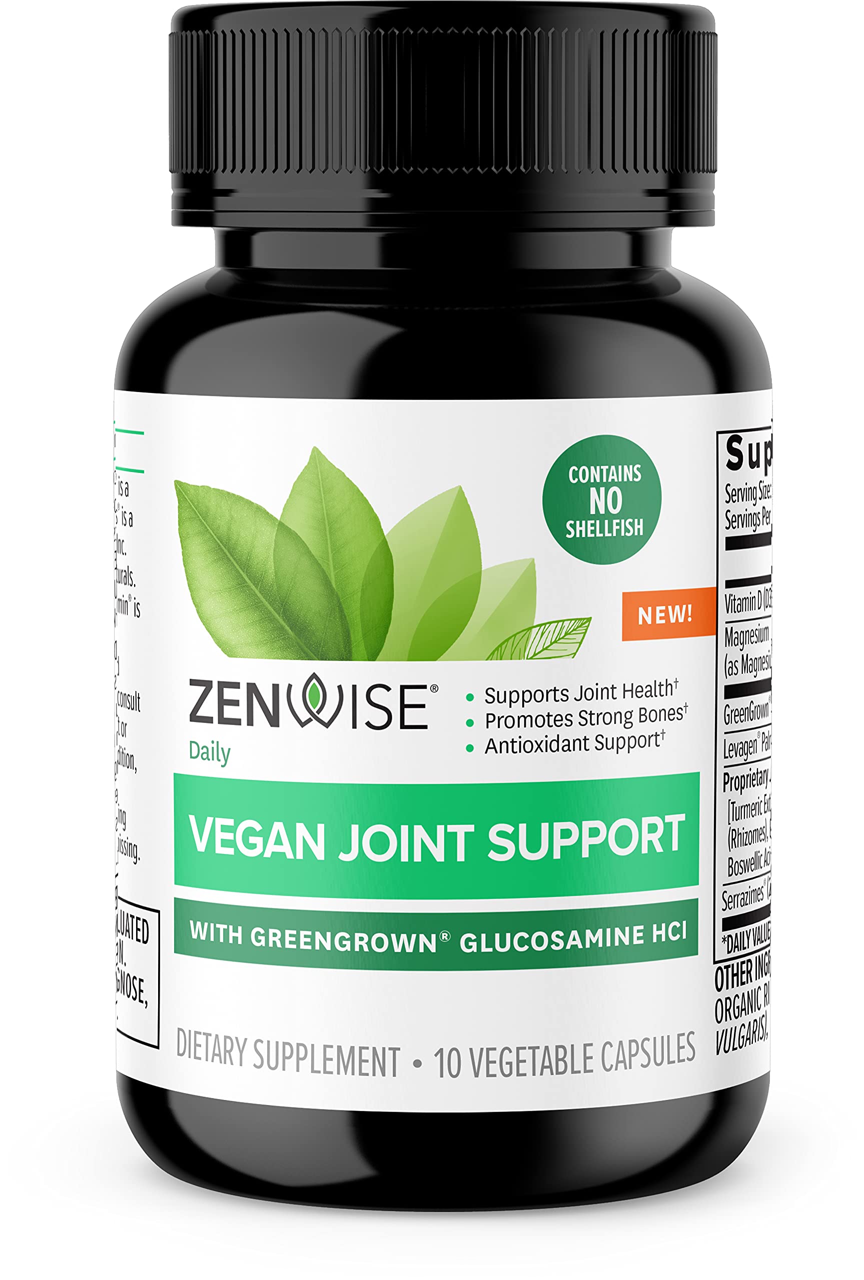 Buy Zenwise Certified Vegan Joint Support Supplement Glucosamine HCl