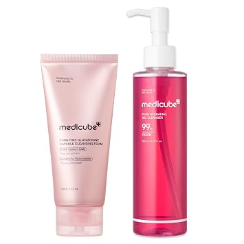 medicube PDRN Double Cleanse Duo - Capsule Foam & Jelly to Foam Cleanser