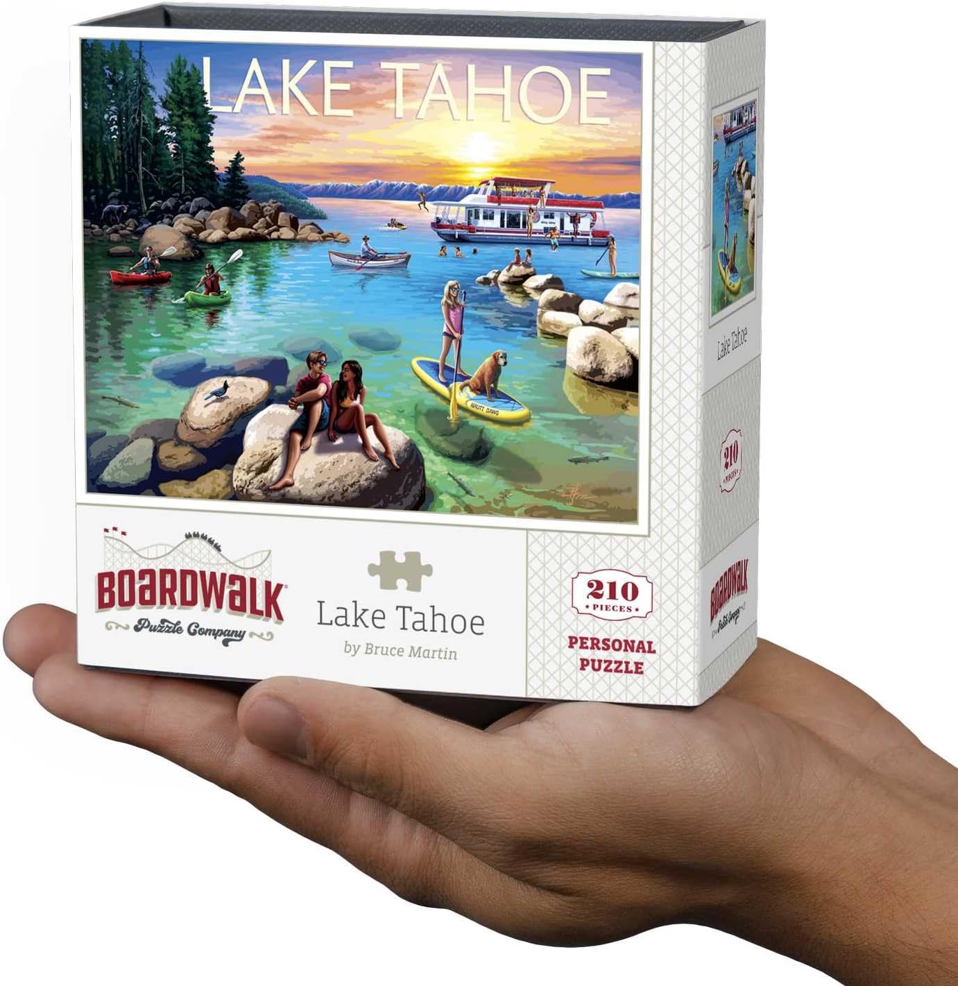 Boardwalk Puzzles Lake Tahoe, 210 Piece Jigsaw Puzzle for Adults