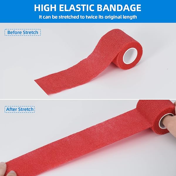 Close-up of the SEADESKY cohesive bandage roll, showing its elastic, self-adherent texture.