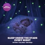 Bed Canopy for Girls with Glowing Stars - Princess Pink Baby Canopy For Bed, Netting Room Decor, Ceiling Tent, Canopy for Crib | Single, Twin, Full, Queen Size Kids Bed Curtains, Fire Retardant Fabric