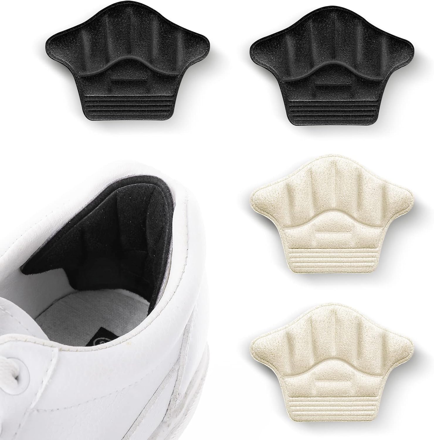 Schuhfüller Einlagen 3 Paare - Zehenpolster Gegen Zu Große Schuhe Damen Herren