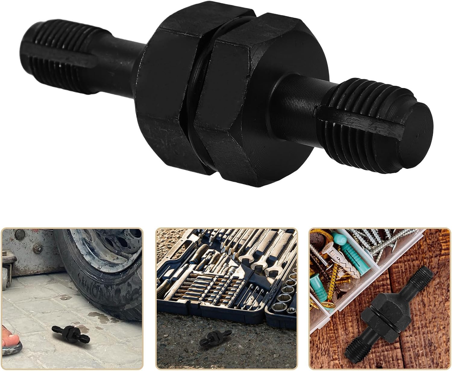 Spark Plug Thread Repair Tap Tool Carbon Steel Precision Repair for Spark Plug Hole and Thread Automotive Maintenance