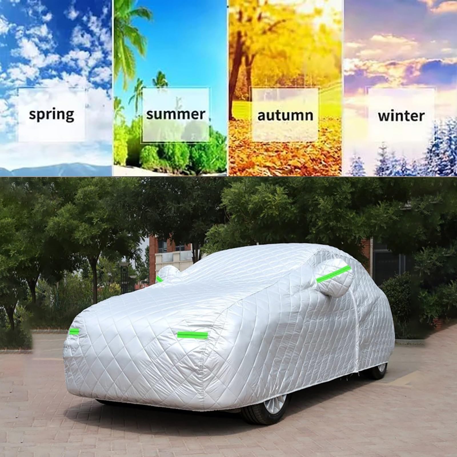 Anti-Hail Half Car Cover For BMW IX 2021- (SAV)| Thickened Car Cover - View #10