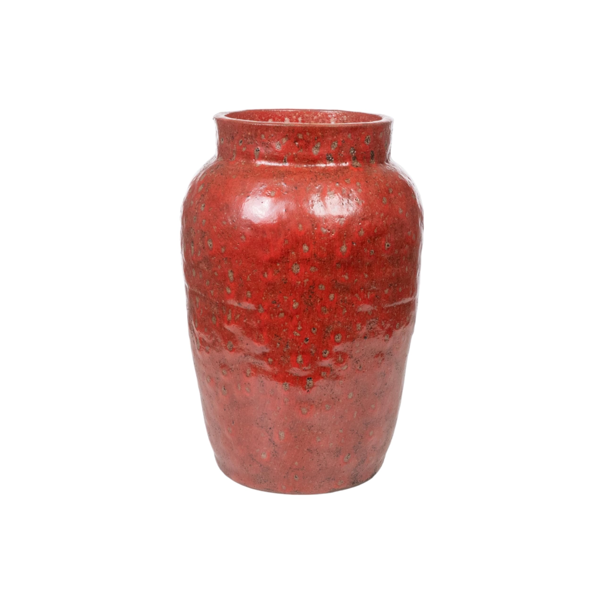 Vase large rustique en céramique artisanale haut de gamme pour intérieur épuré