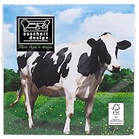 Algopix Similar Product 4 - Esschert Design TP182 Cow Napkins