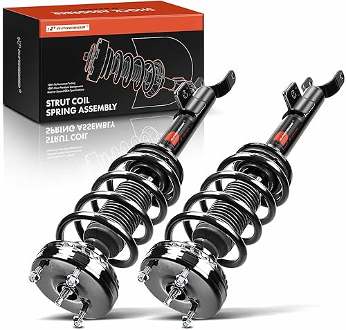 A-Premium Conjunto completo de amortiguador delantero y resorte helicoidal compatible con Chrysler 300 2011-2023 y Dodge Challenger 2011, V6 3.6L,
