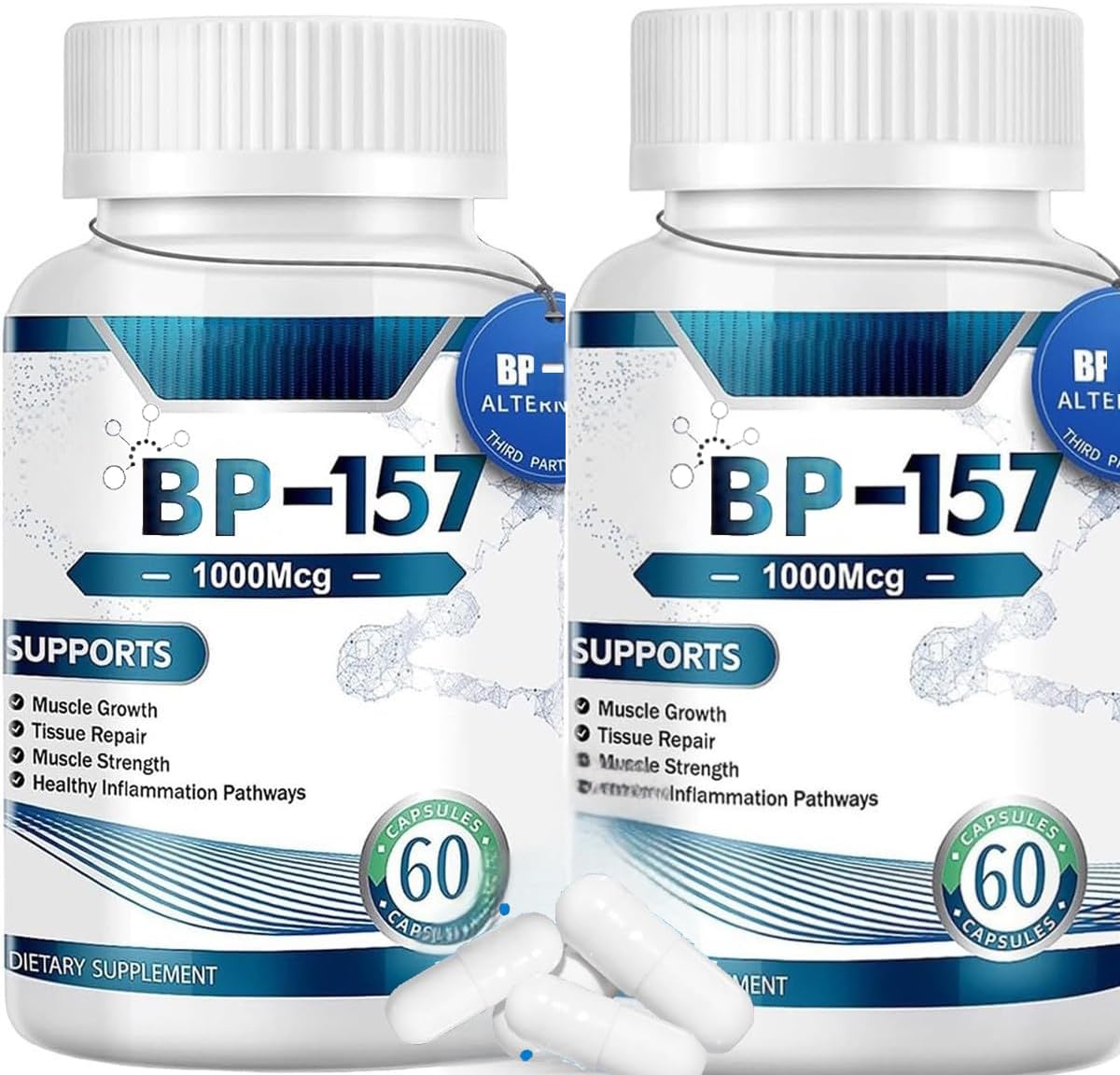 BP-157 1000Mcg 120 Count (White)