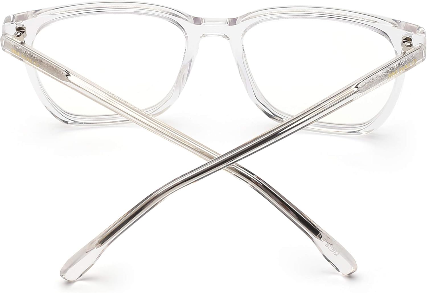 70% Off Everything JIM HALO Blue Light Blocking Glasses for Women Men Oversized Acetate Square Computer Glasses Reduce Eye Strain Clear