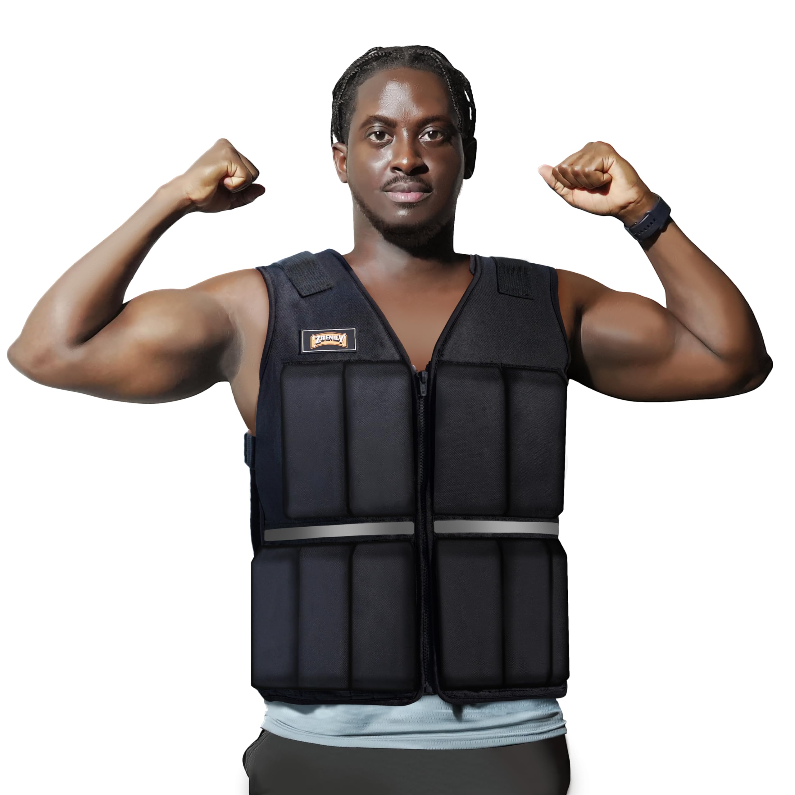 Weighted Vest 5 10 15 20 25 30 lbs - Quick on and off - Running Body Weight