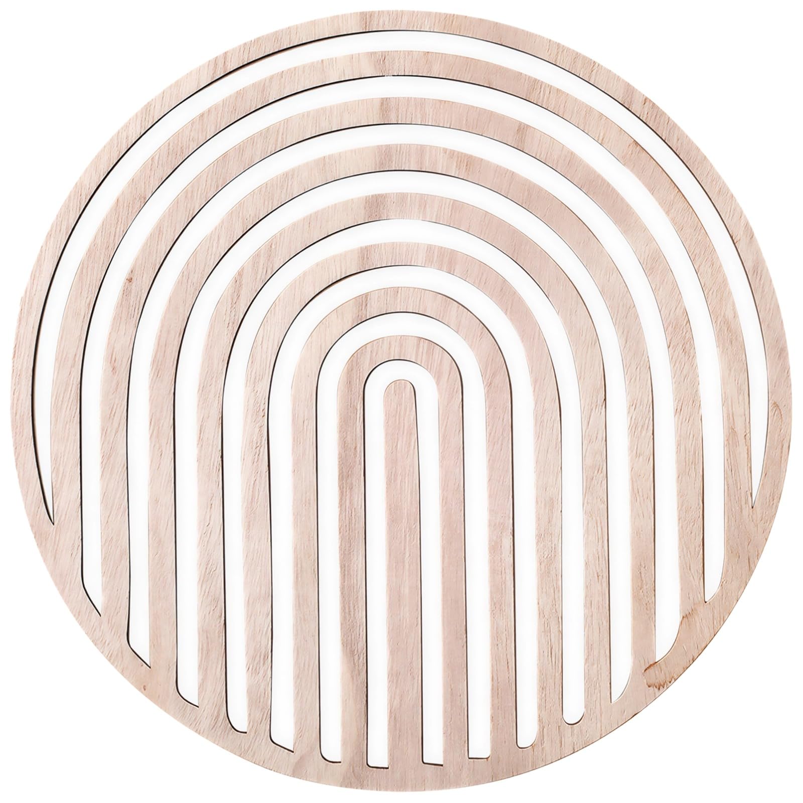 Décoration murale en bois sculpté pour salon et chambre : un style rustique marron clair chaleureux