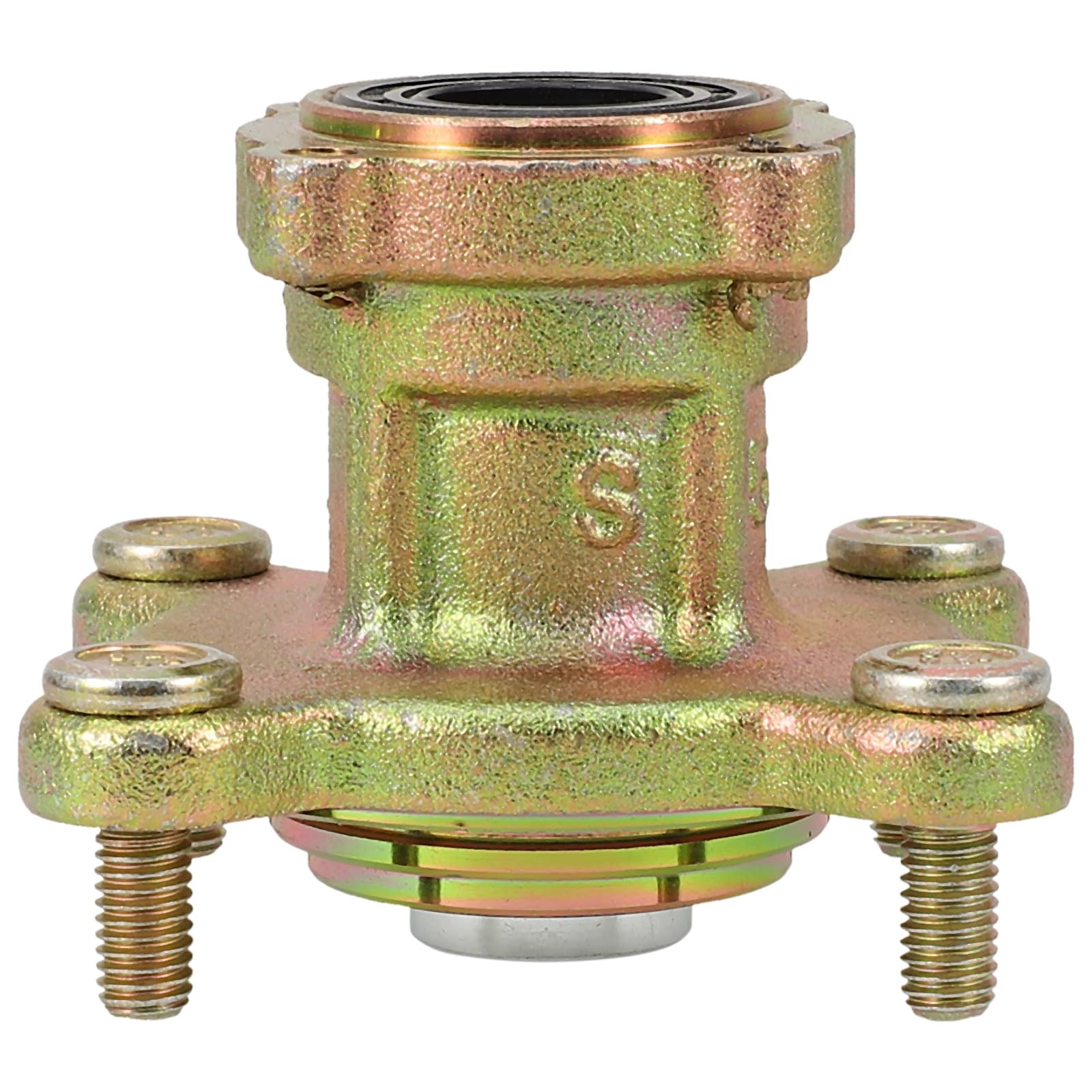 VALICLUD Mozzo Ruota Anteriore ATV 4 Fori 15Mm, Cerchione Go-Kart 88Mm, Ricambio per Go-Kart 50-110cc, Consigliato per Terreni Fuoristrada e Piste Sterrate