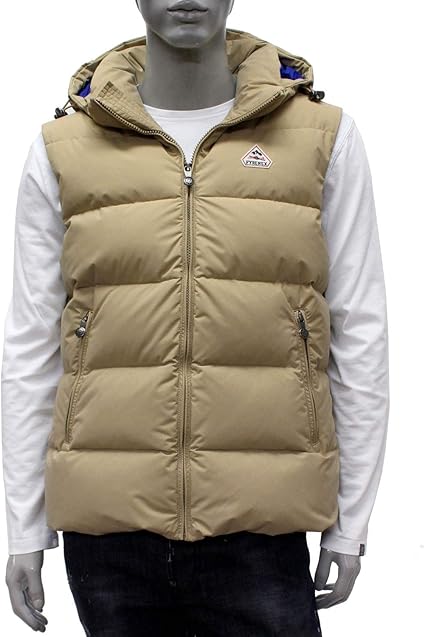 Amazon ピレネックス Pyrenex Spoutnic Vest ダウンベスト ベージュ Hmm022 Barley サイズ L 並行輸入品 ベスト 通販