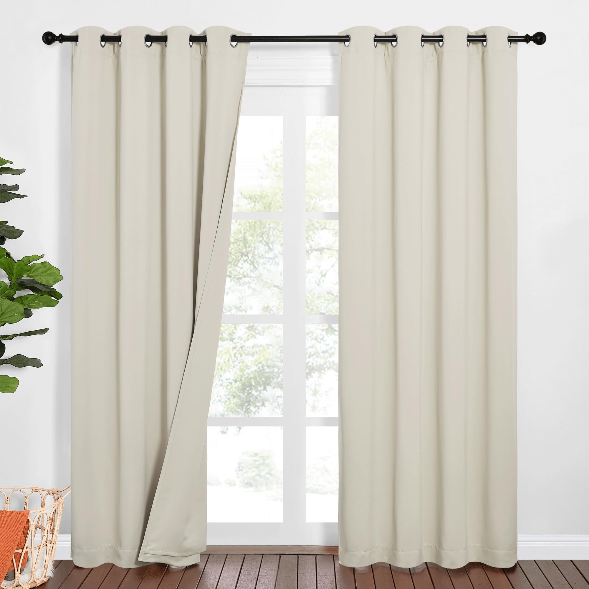 Rideau phonique anti bruit pour une chambre calme et cocooning