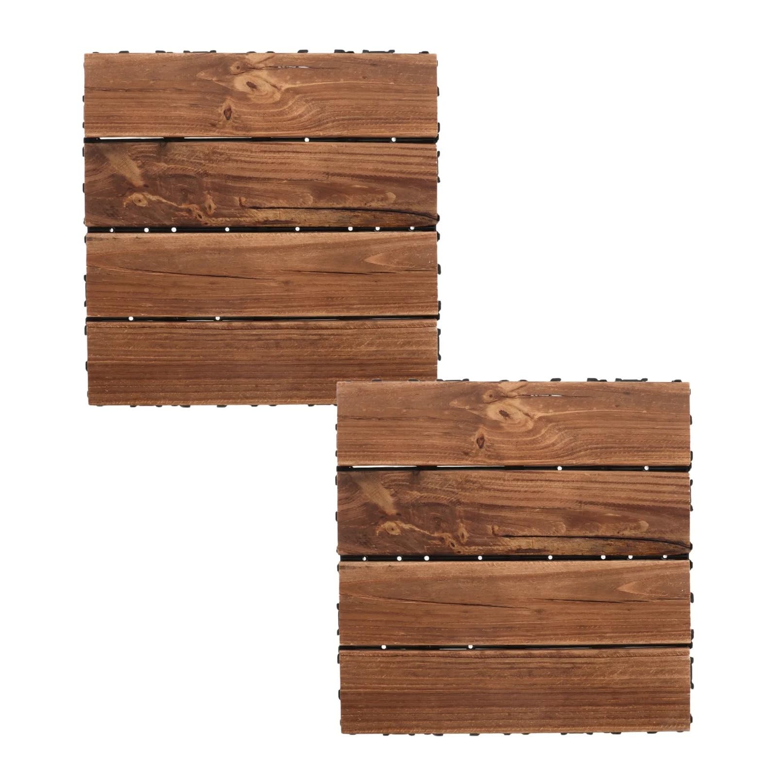 2Pzas Baldosa Madera Impermeable