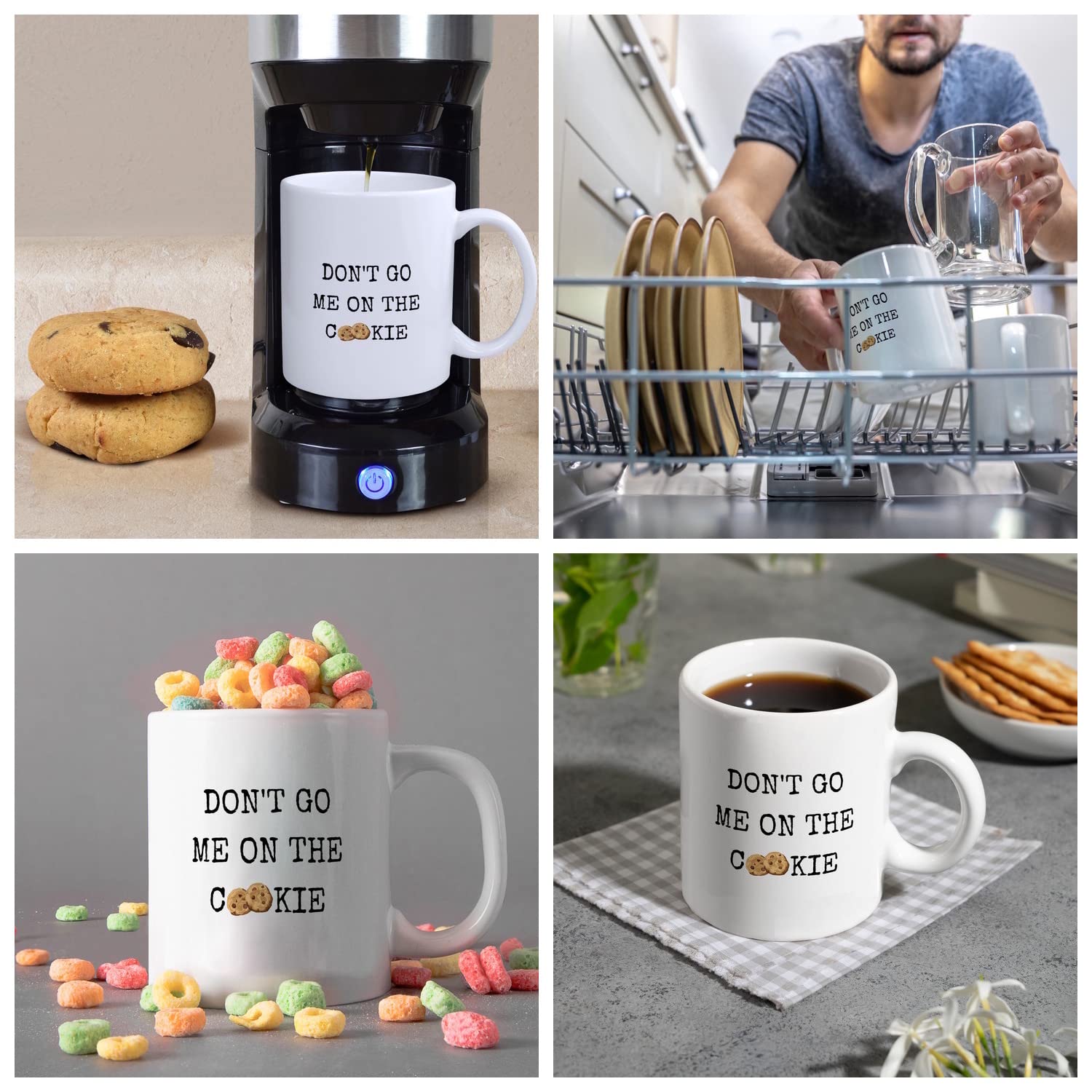 Witzige Kaffeetasse Mit Denglisch-Spruch - 330 Ml Keramik, Spülmaschinenfest, Beidseitig Bedruckt