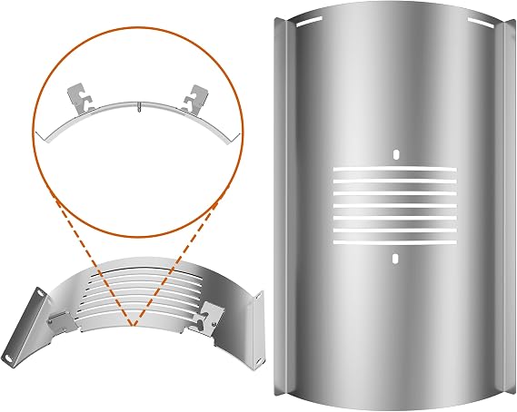 Frame Broiler Kit for PB820 PB850 Series Pit Boss Pellet Grilles with Frame Broiler Adjustment Bar with Slide Cover and Bottom Kit Replacement for Pit Boss Smoker Grill PB820D3 and More