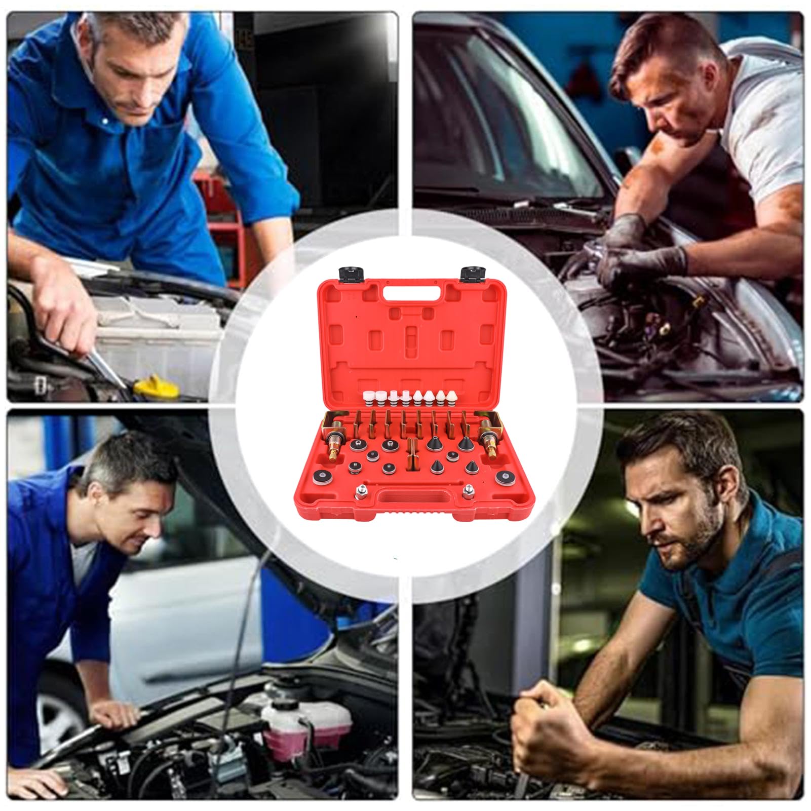 Kit di riparazione 'aria condizionata auto | Kit di servizio AC - Tester di perdite refrigerante portatile per condizionatori auto manutenzione elettrodomestici