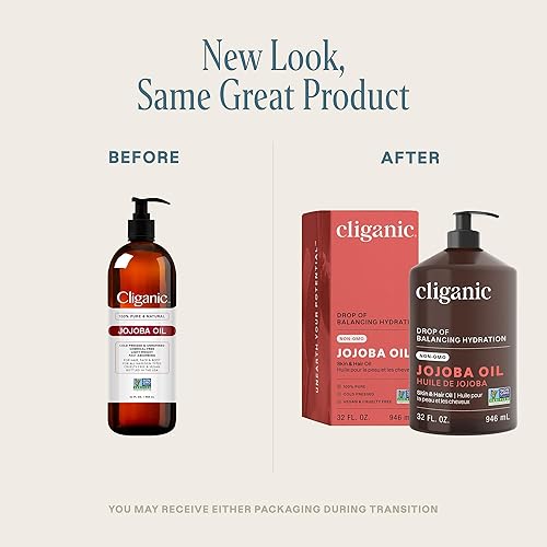 Miniatura 6 de Cliganic Aceite de jojojoba sin OMG galón a granel de 128 onzas  Aceite 100 puro natural prensado en frío sin refinar sin hexano para cabello y cara
