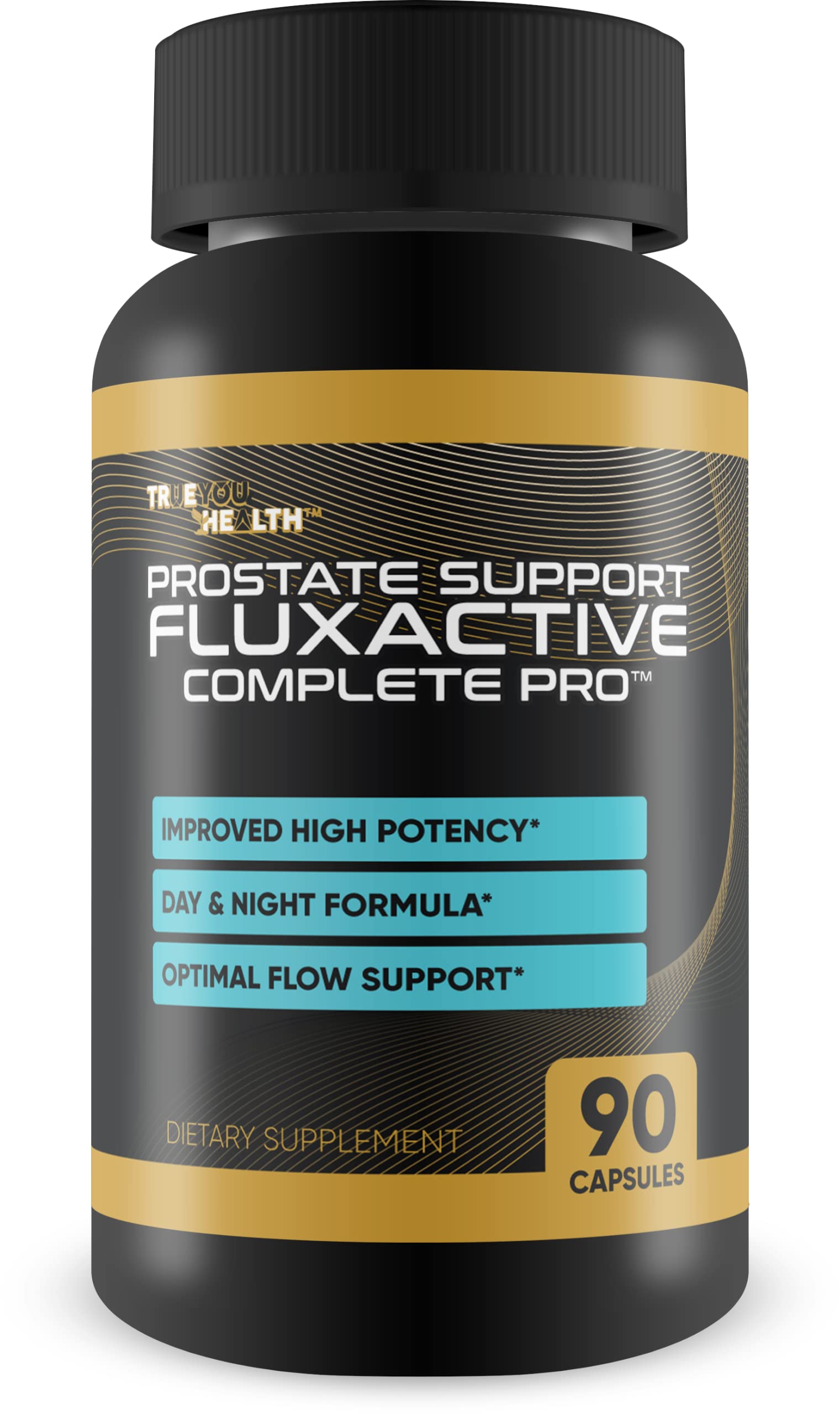 Prostate Support Fluxactive Complete Pro - Premium Prostate Formula with Panax Ginseng – Promote T Prostate Health for Men’s Health & Wellness - Aid Blood Flow & Stamina - Prostate Supplements for Men