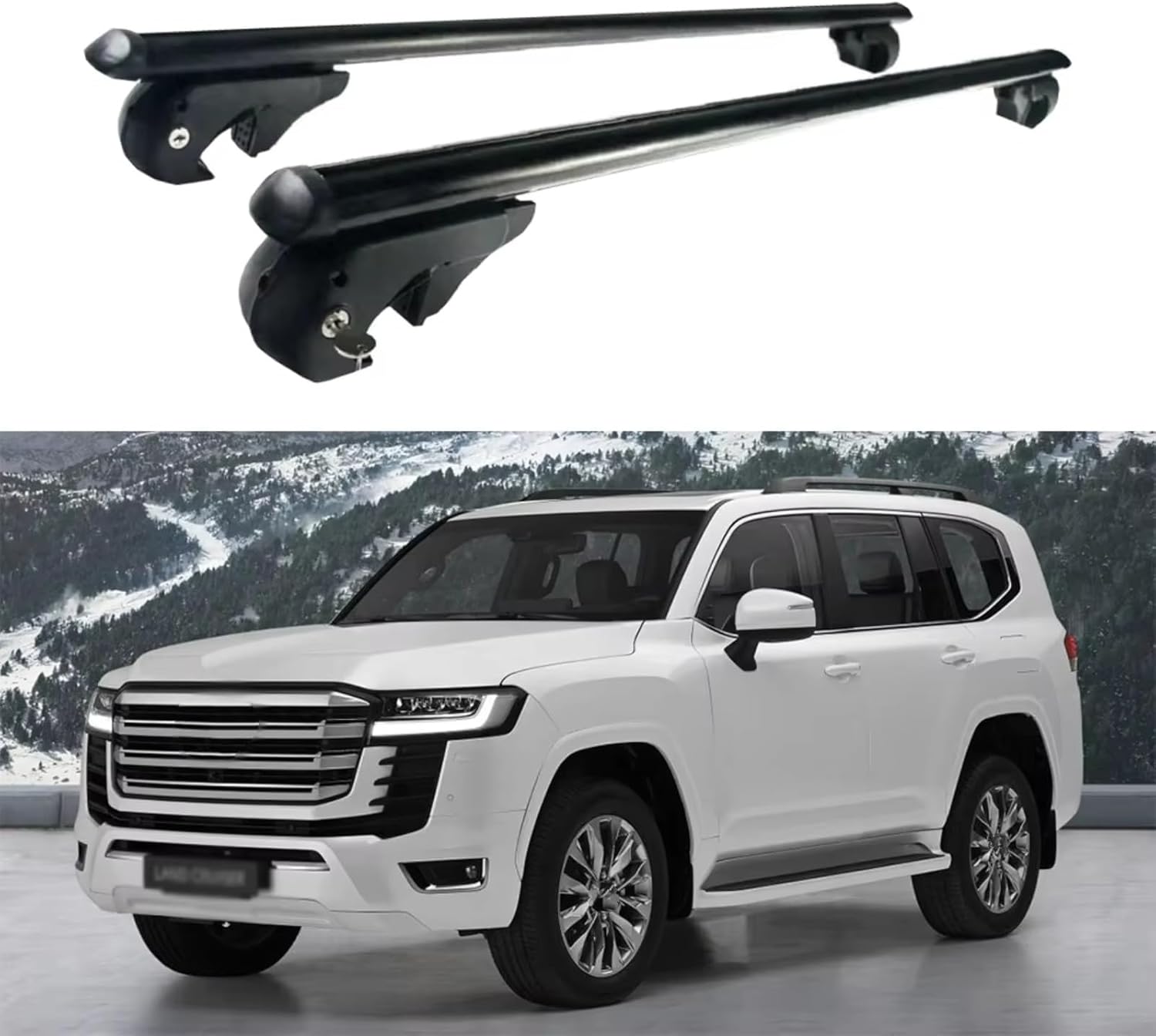 カーアクセサリー ルーフラゲッジラック ルーフラック トヨタ プラド