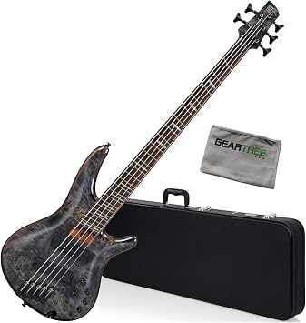 Ibanez SRMS805 DTW SR Bass Workshop 5-String Multiscale Deep Twilight Bass w/