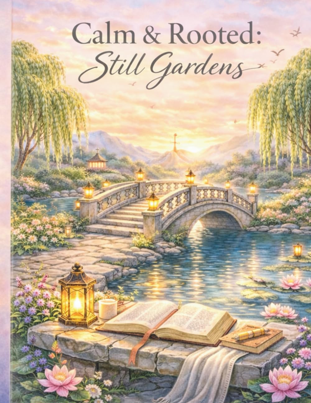 Calm & Rooted – Still Gardens: A Christian Coloring Book for Reflection